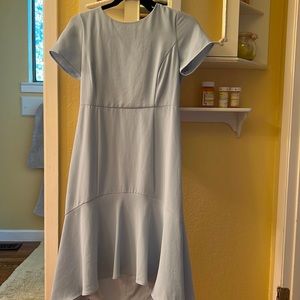 Beautiful light blue/gray symmetrical dress
